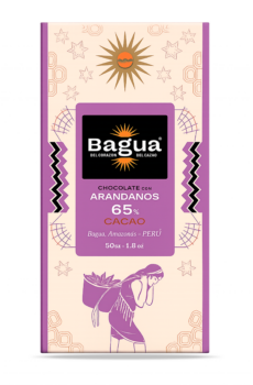 Chocolate con Arandanos 65% cacao